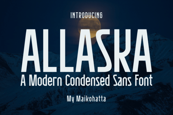 Allaska Display Font for Modern Editorial Design