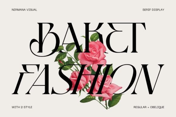 Baket Fashion: An Elegant Font for Campaign Visuals