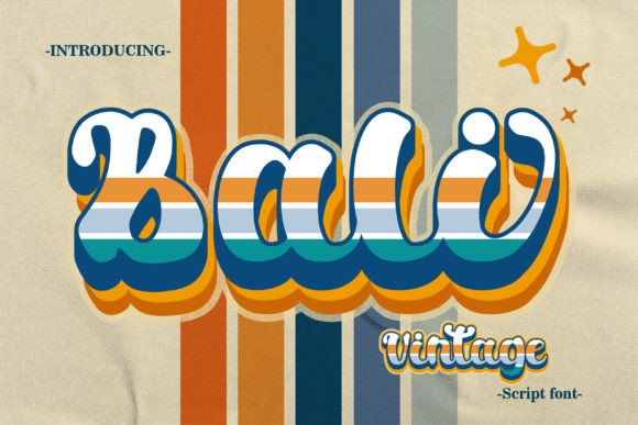 Bali Vintage: A Display Font Built for Small Business Branding