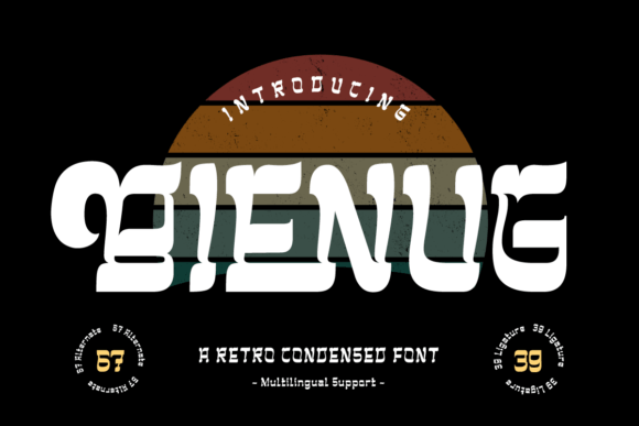 Bienug Display Font: A Classic Serif for Modern Branding