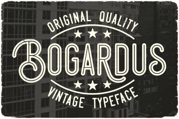 Bogardus Display Font Review for Handmade Product Makers