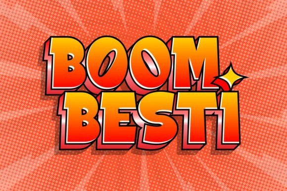 Boom Besti Display Font for Playful Children's Branding
