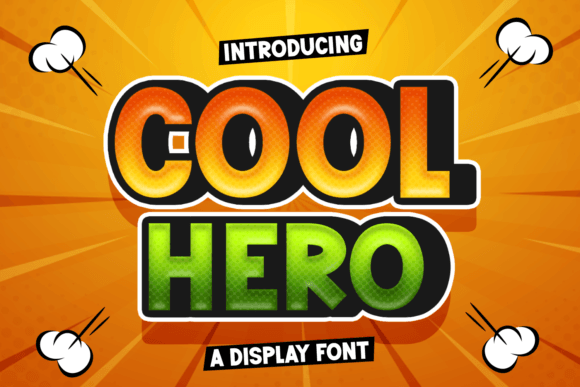 Cool Hero Display Font for Bold Campaign Visuals