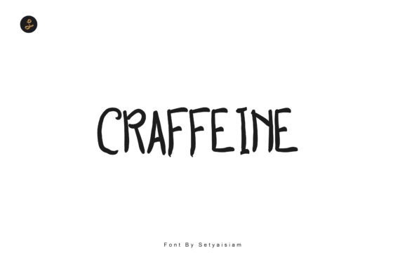 Craffeine: A Handwritten Display Font for Small Business Branding