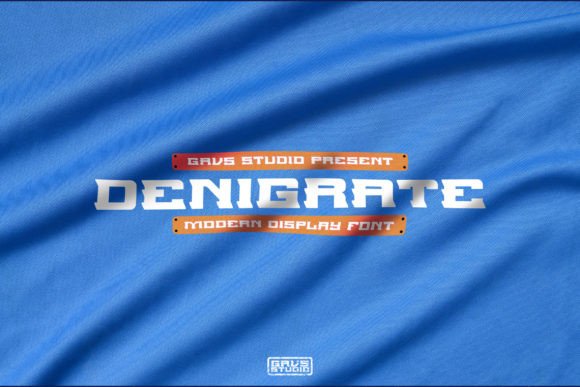 Denigrate: A Modern Display Font for Your Brand Identity