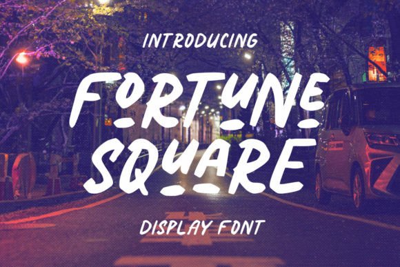 Fortune Square: The Street Display Font for Impactful Campaigns