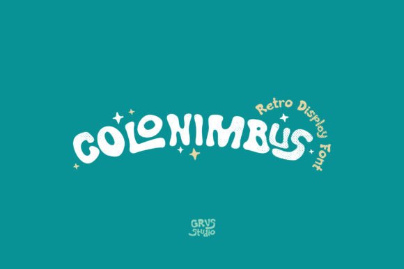 Grvs Colonimbus Retro Display Font for Vintage Brand Design