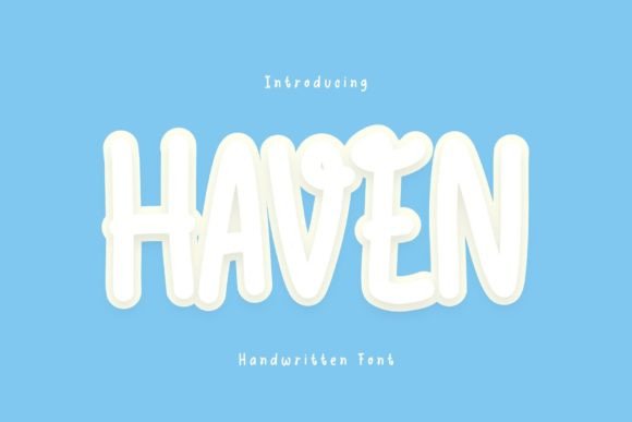 Haven: A Handwritten Display Font for Editorial and Branding Projects