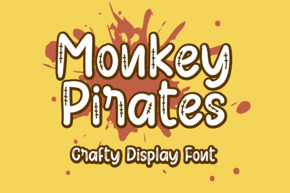 How the Monkey Pirates Display Font Elevates Playful Brand Campaigns