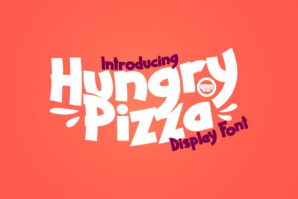 Hungry Pizza: A Display Font for Marketing and Branding