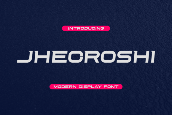 Jhecroshi Display Typeface for Editorial Design and Creative Publishing
