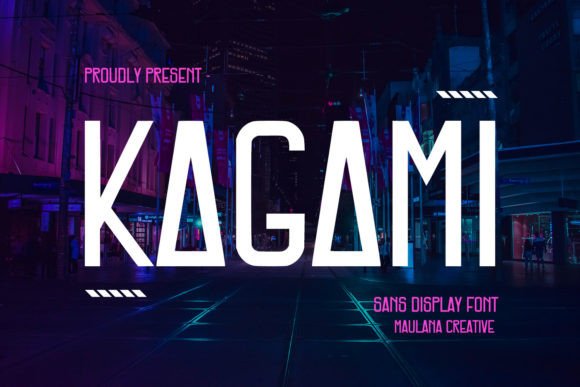 Kagami: A Bold Display Font for Editorial Headlines