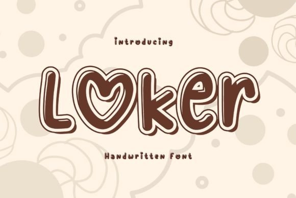 Loker Display Font: A Handwritten Touch for Your Brand Identity