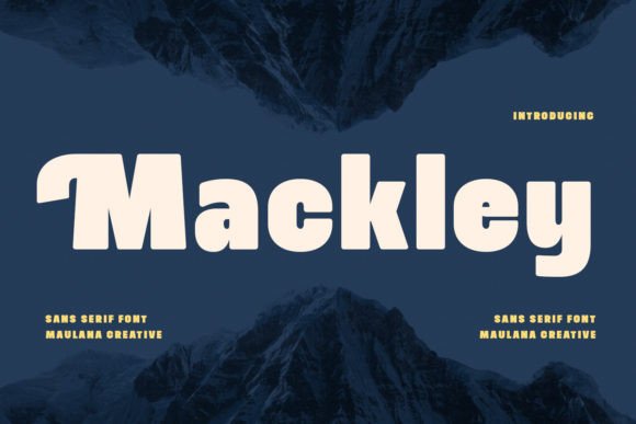 Make Your Brand Instantly Recognizable with the Mackley Display Font