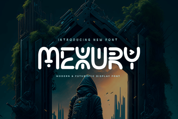 Mexury: A Futuristic Display Font for Modern Web Design