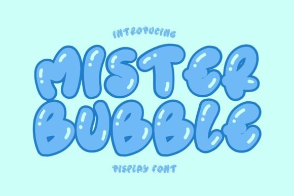 Mister Bubble: Retro Display Font for Standout Campaigns