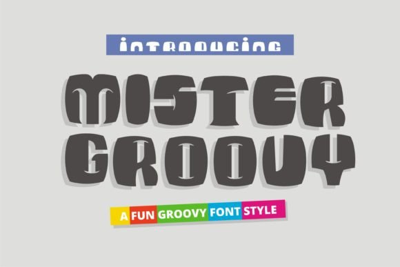 Mister Groovy: A Bold Display Font for Playful Brand Identities