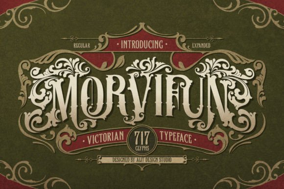 Morvifun Victorian Serif Display Font for Web Design Projects