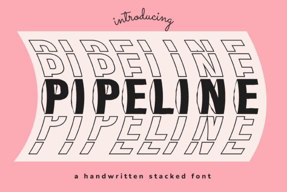 Pipeline Display Font for Branding and Custom Designs