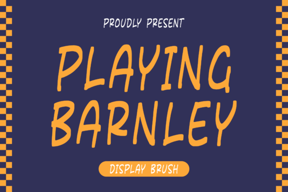 Playing Barnley: A Cute Quirky Display Font for Brand Content