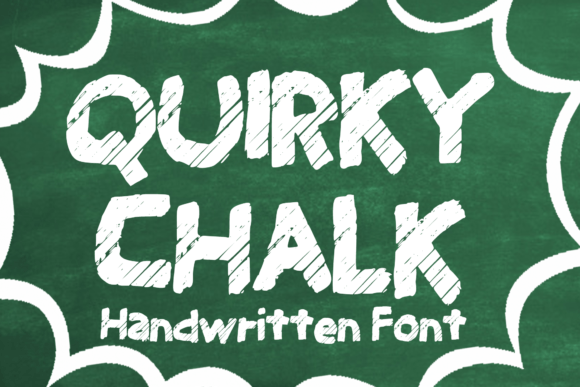 Quirky Chalk: A Playful Display Font for Handmade Products