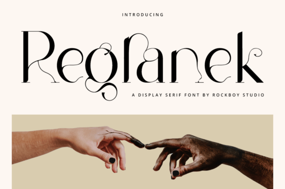 Regranek: Elegant Serif Font for Handmade Labels and Designs