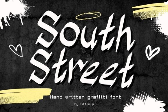 South Street: Graffiti Font for Handmade Brands