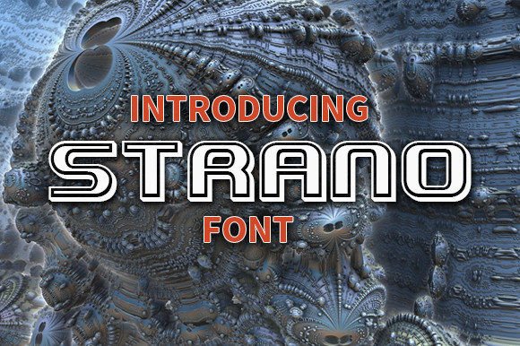 Strano: A Quirky Display Font for Joyful Editorial Design