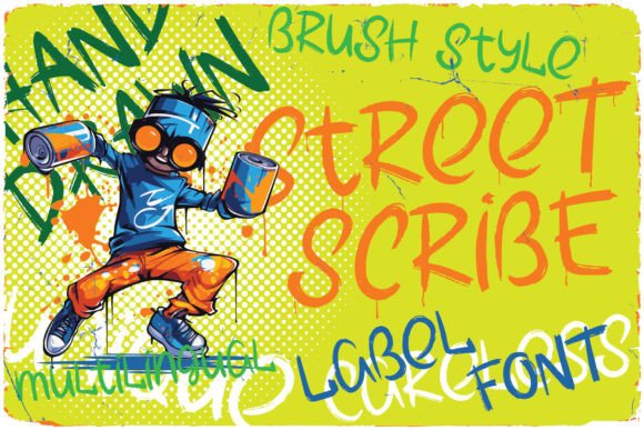 Street Scribe: A Quirky Display Font for Editorial Storytelling