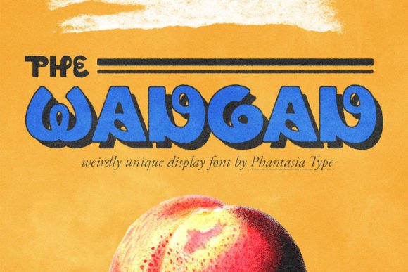 The Wangan: A Display Font for Retro Crafts and Packaging