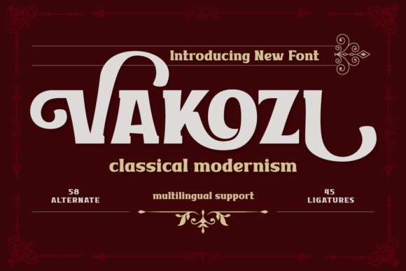 Vakozi: A Classic Serif Font for Thoughtful Editorial Design